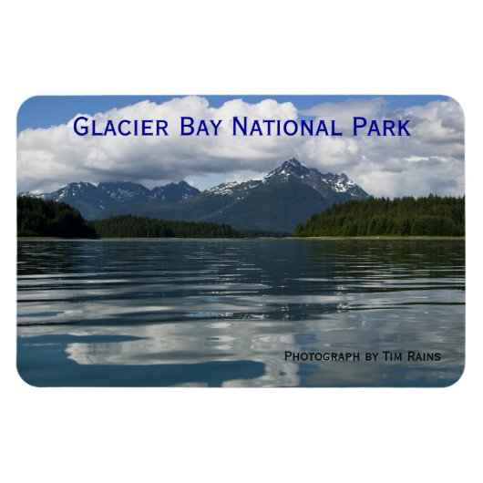 Beartrack Mountain Glacier Bay Magnet (Horizontal)