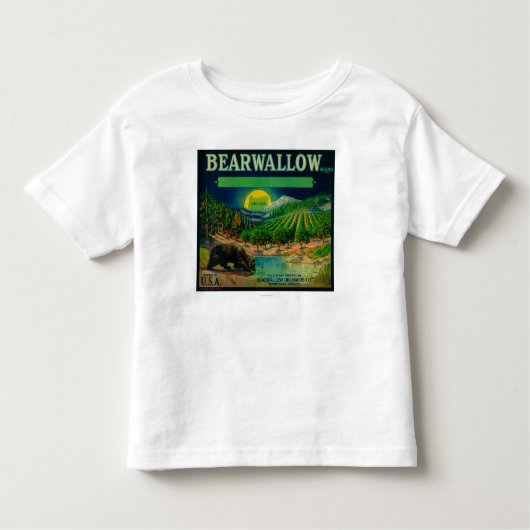 Bearwallow Apple Kiste LabelHood Fluss ODER Kleinkind T-shirt (Vorderseite)