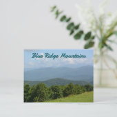 Bearwallow Mountain View Fotografie Postkarte (Stehend Vorderseite)