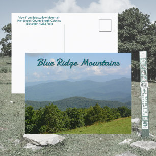 Bearwallow Mountain View Fotografie Postkarte