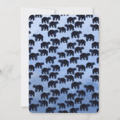 Beary Awesome 3rd Birthday Invitation Einladung (Rückseite)