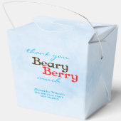 Beary Berry Niedlich Blue Strawberry Cub für Kinde Geschenkschachtel (Rückseite)