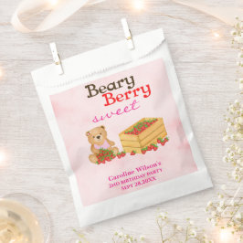 Beary Berry Sweet Strawberry Cub Girl Geschenktütchen