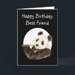 Beary Best Friends mit Niedlicher Aquarellpanda Karte<br><div class="desc">Beary Best Friend mit Niedlich Watercolor Panda würde eine tolle Karte für diejenigen,  die Pandas Liebe machen</div>