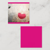 Beary-Business-Karte Quadratische Visitenkarte (Vorne/Hinten)