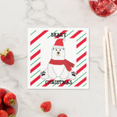 Beary Christmas Party Napkins Serviette (Beispiel)