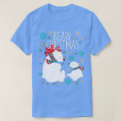 Beary Christmas Polar Bears Funny Xmas Geschenk T-Shirt (Design vorne)