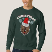 Beary Christmas Sweater Sweatshirt (Vorderseite)