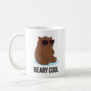 Beary Cool Funny Brown Bären Puff Kaffeetasse