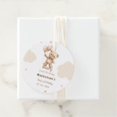 Beary First Balloon Boy 1st Birthday Teddy Bear Geschenkanhänger (Beispiel)