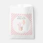 Beary First Teddy Bear Birthday Party Geschenktütchen (Vorderseite)
