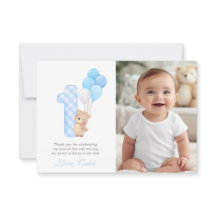 Beary First Teddy Bear Boy Birthday Party Gast