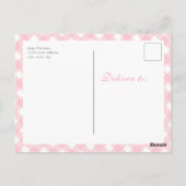 Beary First Teddy Bear Geburtstag Foto Einladung Postkarte (Rückseite)