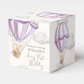 Beary First Teddy Bear Hot Air Ballon Birthday Geschenkschachtel (Vorderseite)