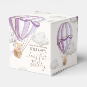 Beary First Teddy Bear Hot Air Ballon Birthday Geschenkschachtel