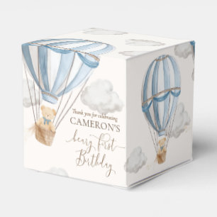 Beary First Teddy Bear Hot Air Ballon Birthday Geschenkschachtel