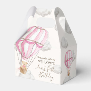 Beary First Teddy Bear Hot Air Ballon Birthday Geschenkschachtel