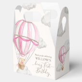 Beary First Teddy Bear Hot Air Ballon Birthday Geschenkschachtel (Geöffnet)
