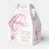 Beary First Teddy Bear Hot Air Ballon Birthday Geschenkschachtel (Vorderseite)