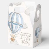 Beary First Teddy Bear Hot Air Ballon Birthday Geschenkschachtel (Geöffnet)