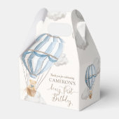 Beary First Teddy Bear Hot Air Ballon Birthday Geschenkschachtel (Vorderseite)