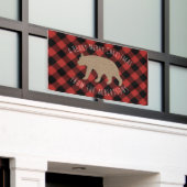 Beary frohe Weihnacht-Fahne Banner (Äußeres Gebäude)