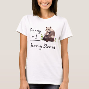 Beary Gesegnete Panda-Mama-Shirt   Passendes Baby- T-Shirt