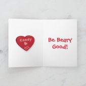 Beary guter Valentinsgruß - Gruß-Karte Feiertagskarte (Innenseite)