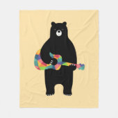 Beary Melodies Fleecedecke (Vorderseite)