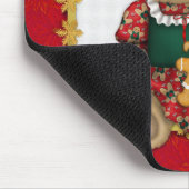 Beary Merry Christmas - Girl Teddy Mousepad (Ecke)