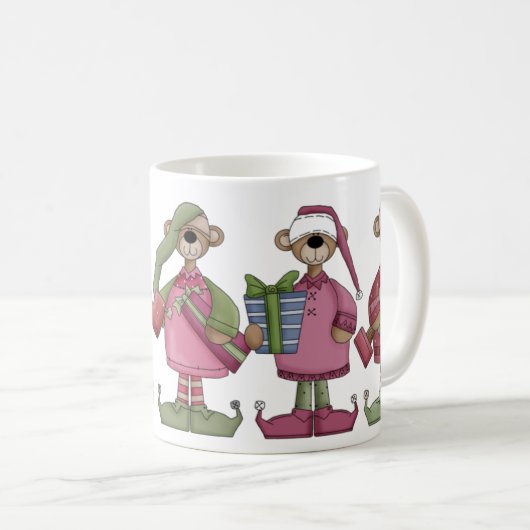 Beary Merry Christmas Tasse (VorderseiteRechts)