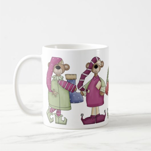 Beary Merry Christmas Tasse (Links)