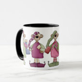 Beary Merry Christmas Tasse (Vorderseite Links)