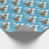 Beary Merry Mountain Christmas Geschenkpapier (Ecke)