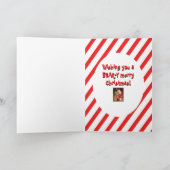 Beary Merry Teddy Bear Weihnachtskarte Feiertagskarte (Innenseite)