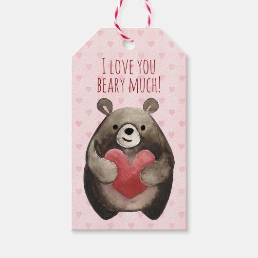 Beary Much Geschenkanhänger (Vorderseite)