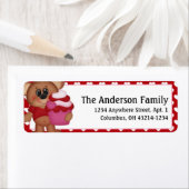 Beary Much Valentine's Day Address Labels d5 (Insitu)