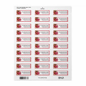 Beary Much Valentine's Day Address Labels d5 (Vorne)