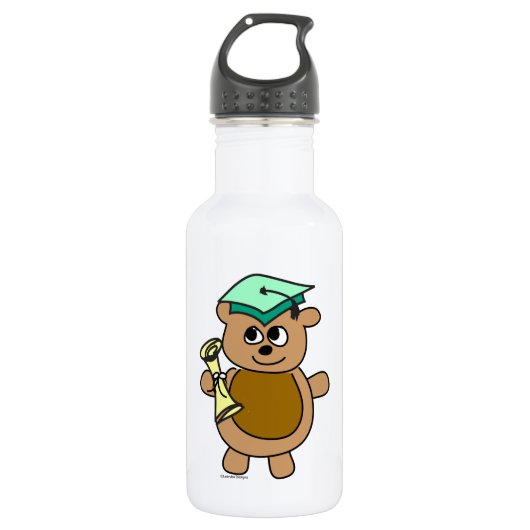 Beary Niedlich Abschluss Trinkflasche (Vorderseite)
