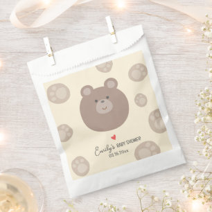 Beary Niedlich Brown Teddy Bear Cub Boy Babydusche Geschenktütchen