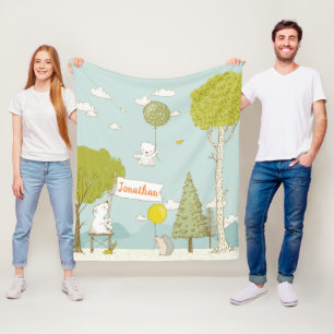 Beary Niedlich Fleecedecke