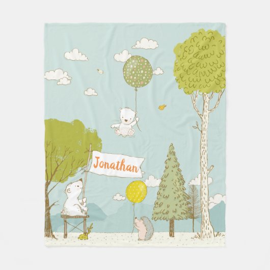 Beary Niedlich Fleecedecke (Vorderseite)