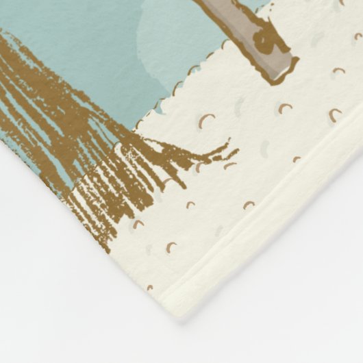 Beary Niedlich Fleecedecke (Ecke)