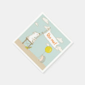 Beary Niedlich Paper Napkin Serviette (Ecke)