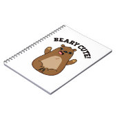 Beary Niedlich Teddy Bear Puff Notizblock (Linke Seite)