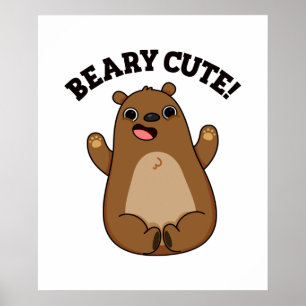 Beary Niedlich Teddy Bear Puff Poster