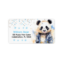 Beary Phantastisch Boys Watercolor Panda Geburtsta
