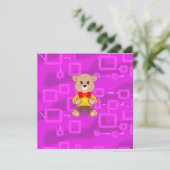 Beary Special Invitation Einladung (Stehend Vorderseite)