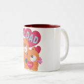 Beary Special Vater Zweifarbige Tasse (VorderseiteRechts)
