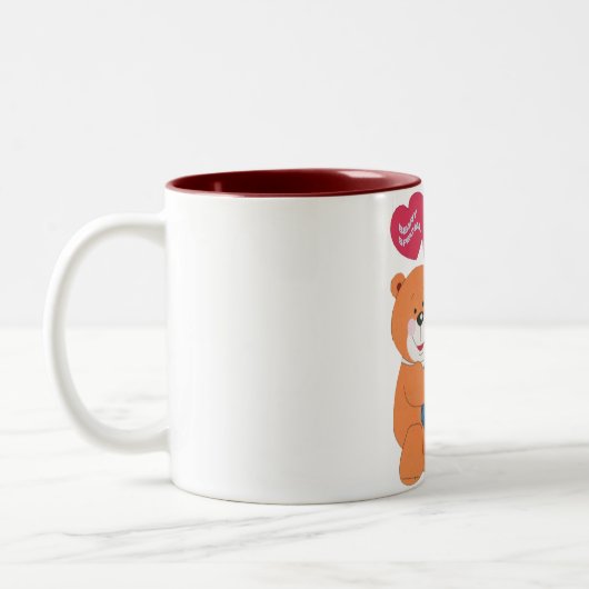 Beary Special Vater Zweifarbige Tasse (Links)